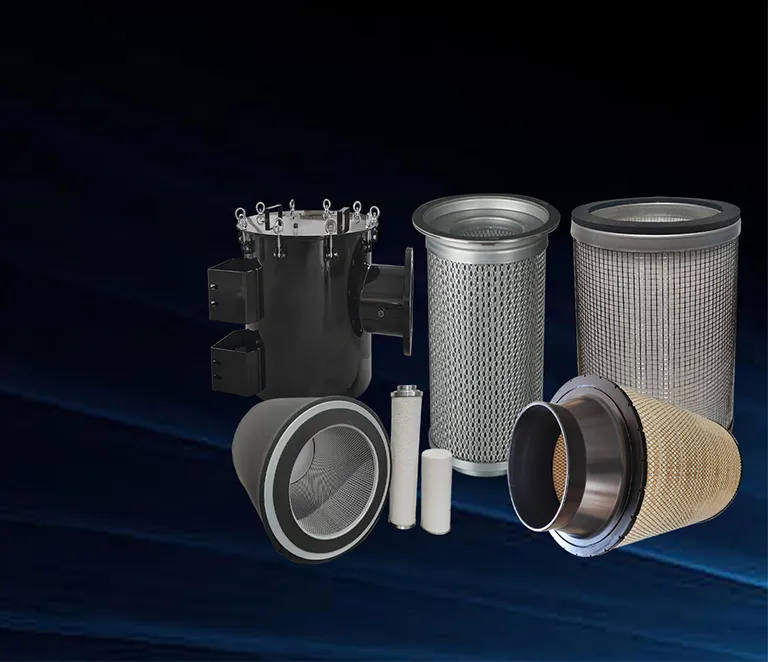 Filtros de Alto Desempenho para Compressor de Ar